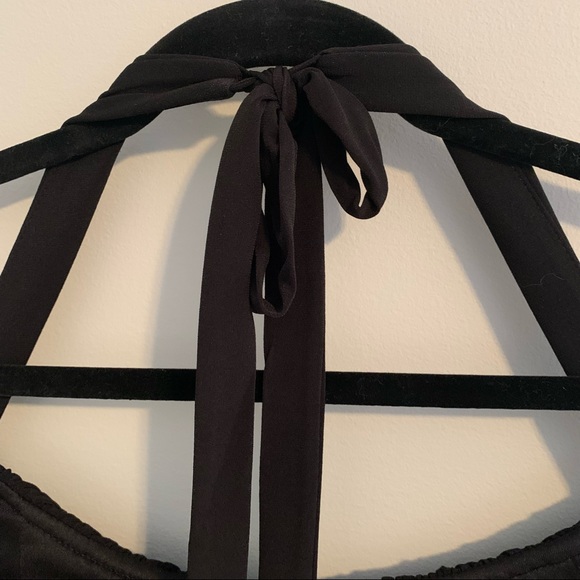 Halter Dress with Handkerchief Hem | DressBarn - Picture 5 of 7